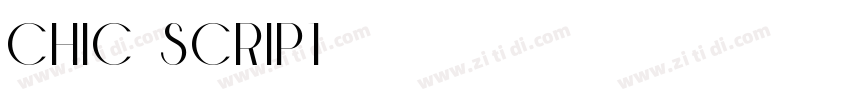 Chic Script字体转换
